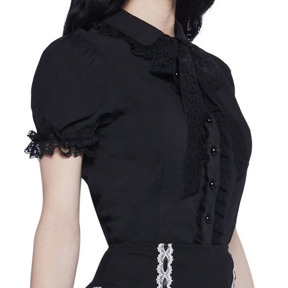 Coveted Darling Poplin Blouse - Picture 3 of 5